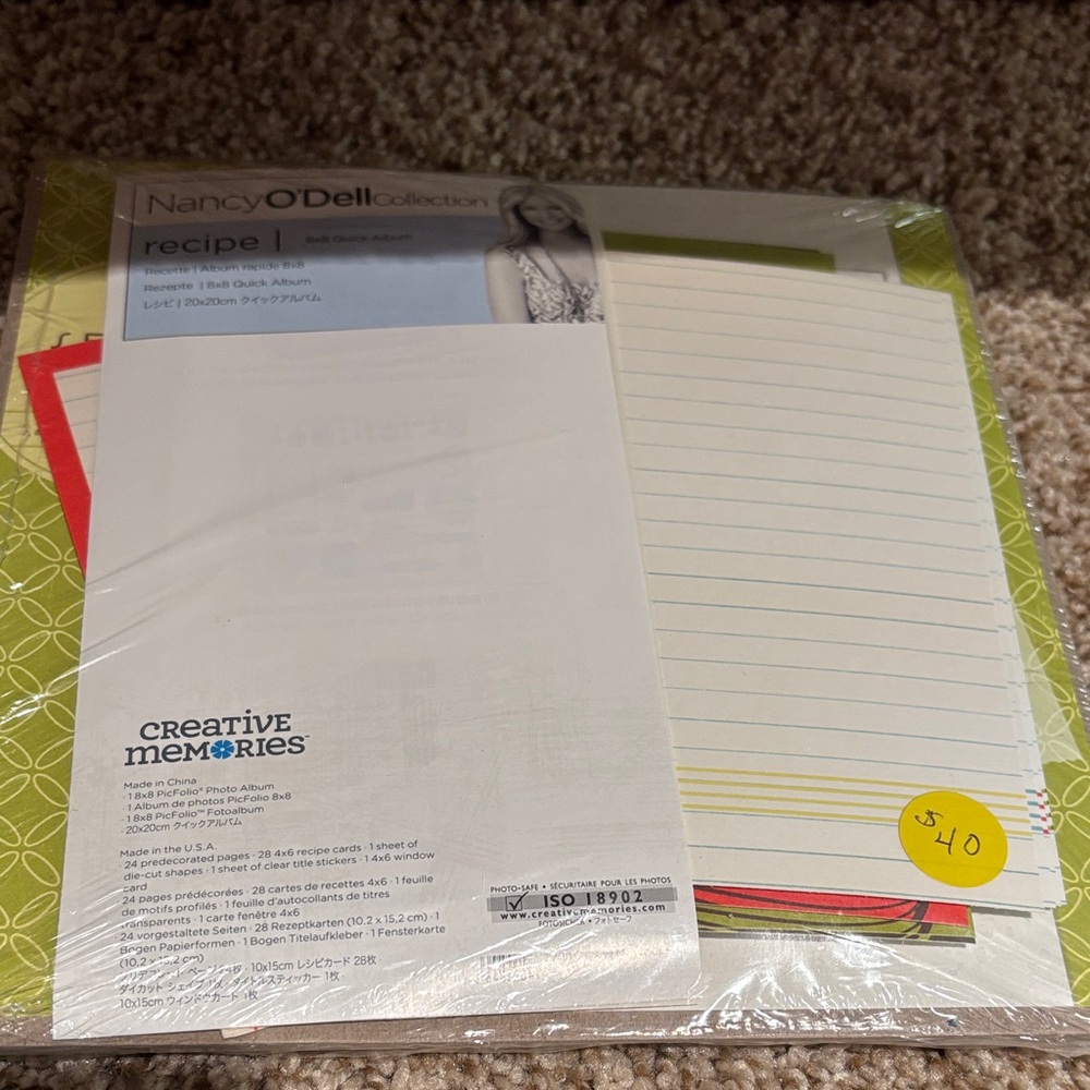 NWT Creative Memories Nancy O’Dell recipe 8 x 8 quick album